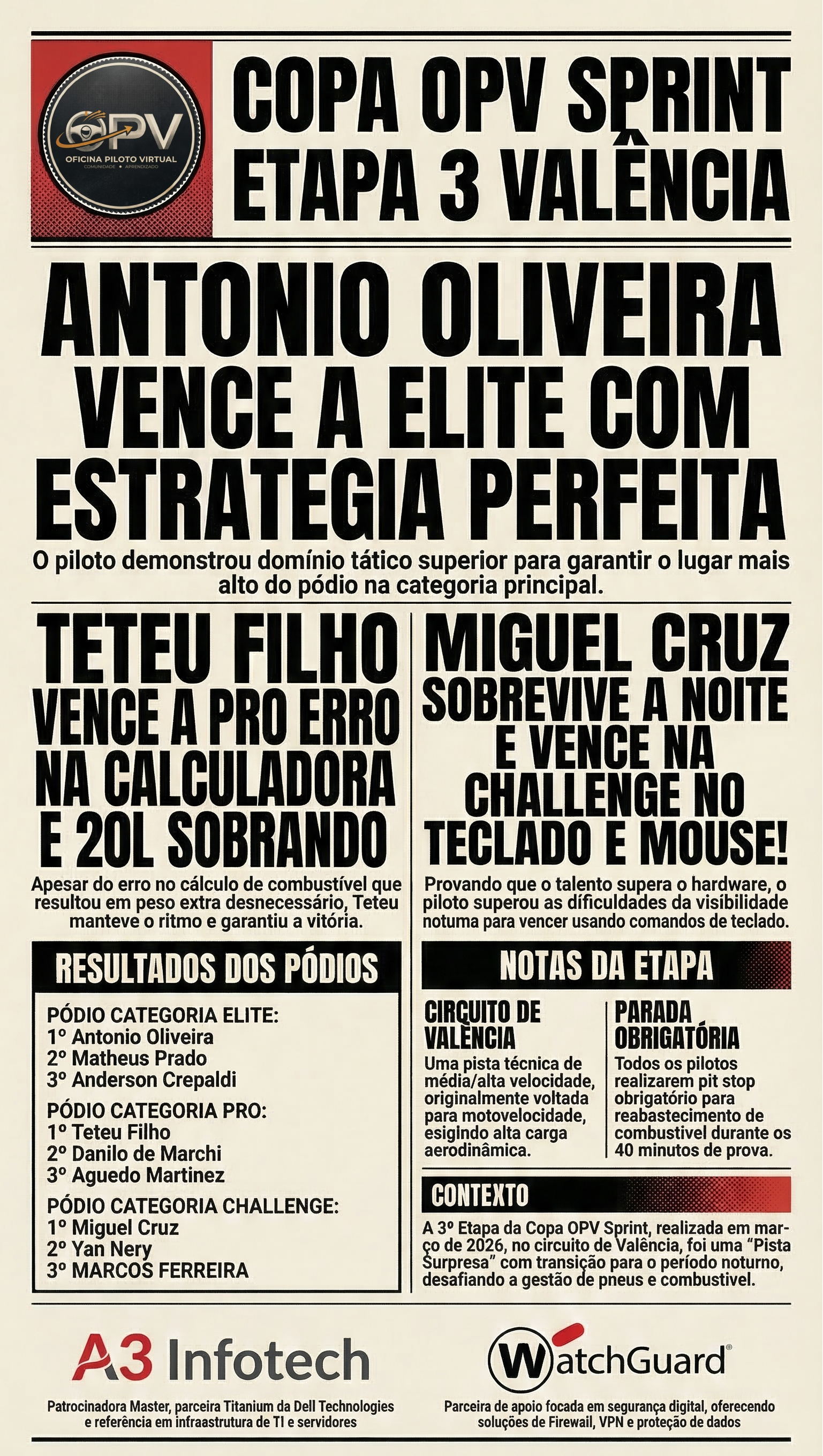 Infográfico Corrida 3